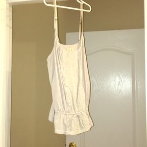 Hollister tank with lace down the front